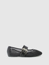 Sapatos com Fivela em Preto